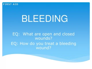 BLEEDING - slide 1