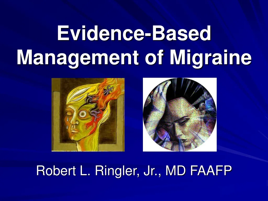 evidence based management of migraine