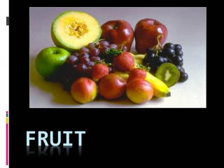 FRUIT - slide 1