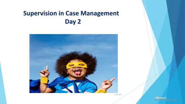 Supervision in Case Management Day 2