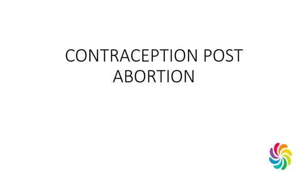 CONTRACEPTION POST ABORTION