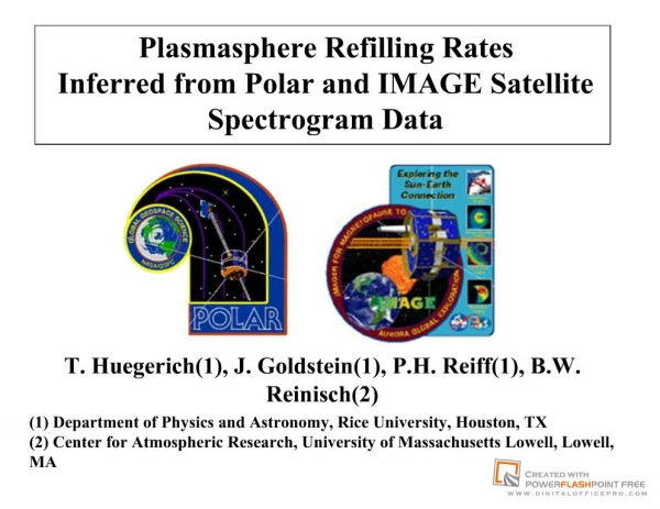 Plasmasphere Refilling Rates