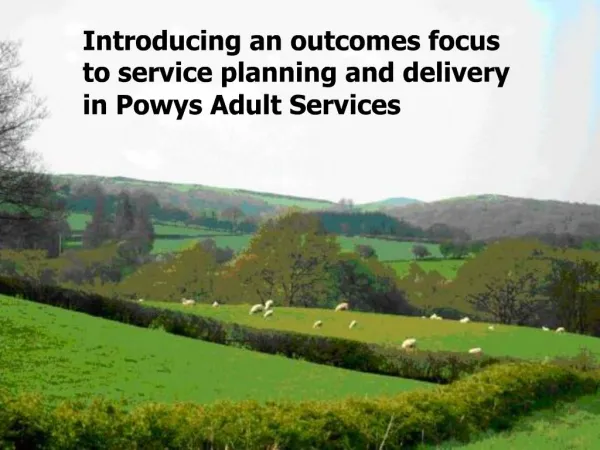A few facts about Powys