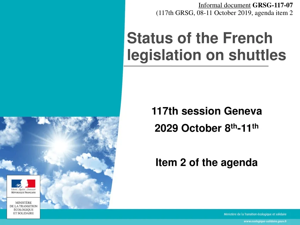117th session geneva 2029 october 8 th 11 th item 2 of the agenda