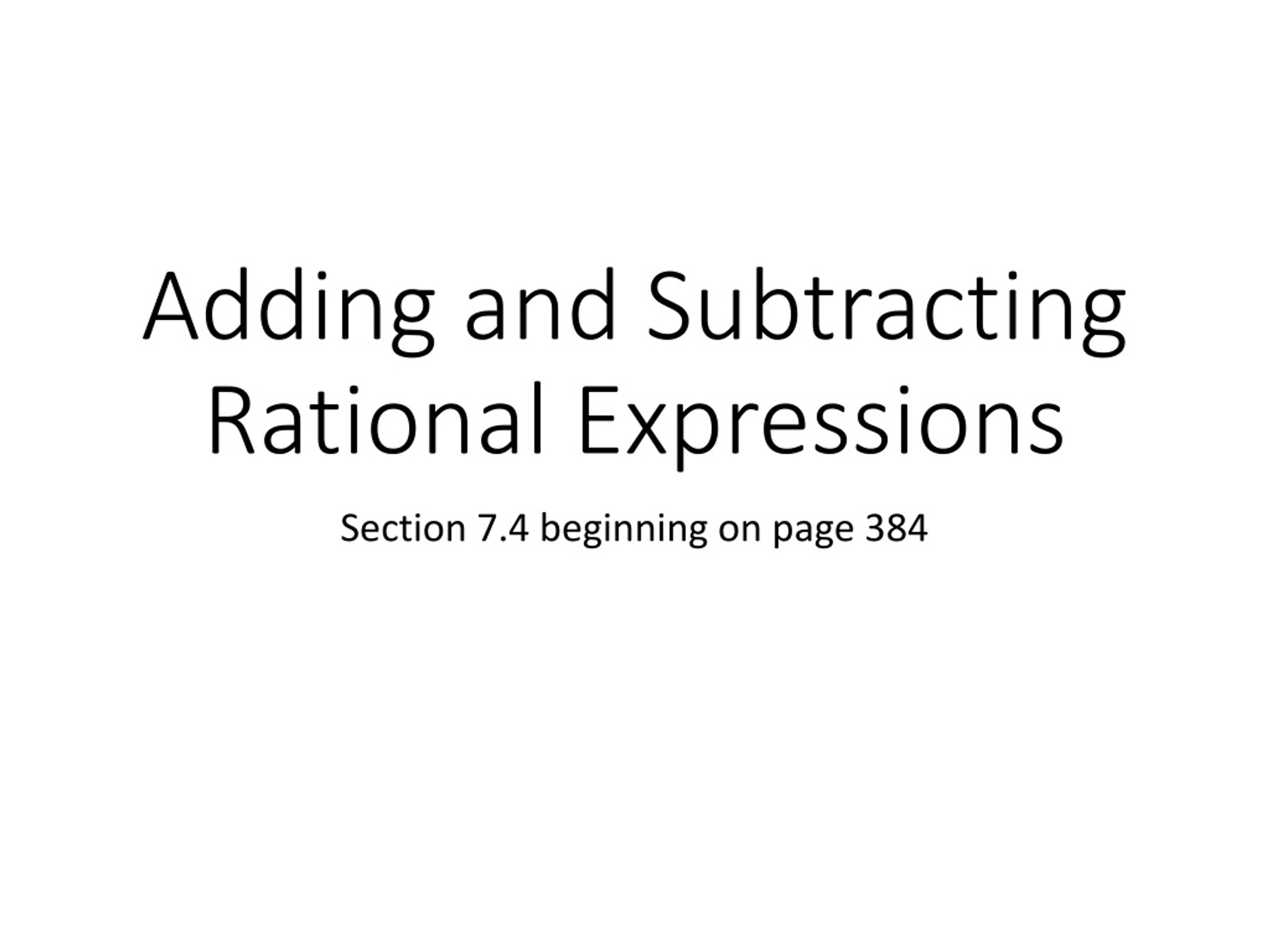 PPT - Mastering Rational Expression Operations for Math Success ...