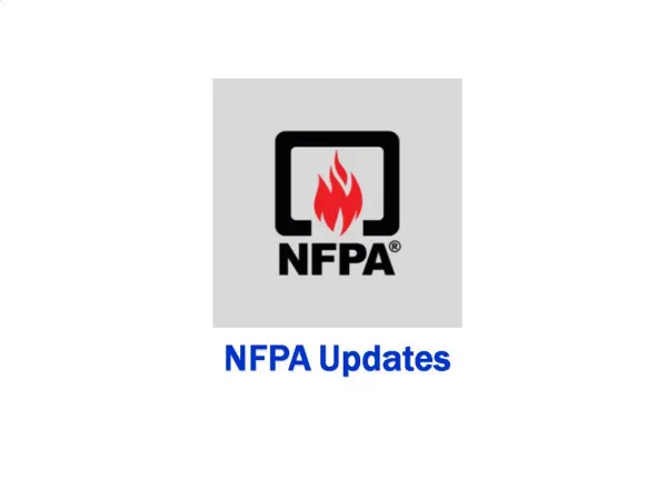 NFPA Updates