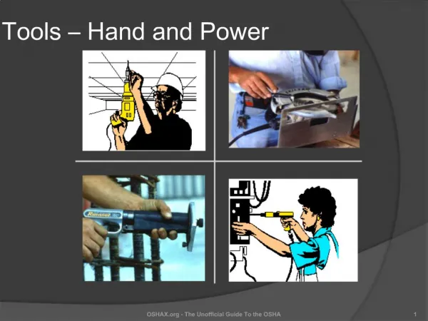 Tools Hand and Power