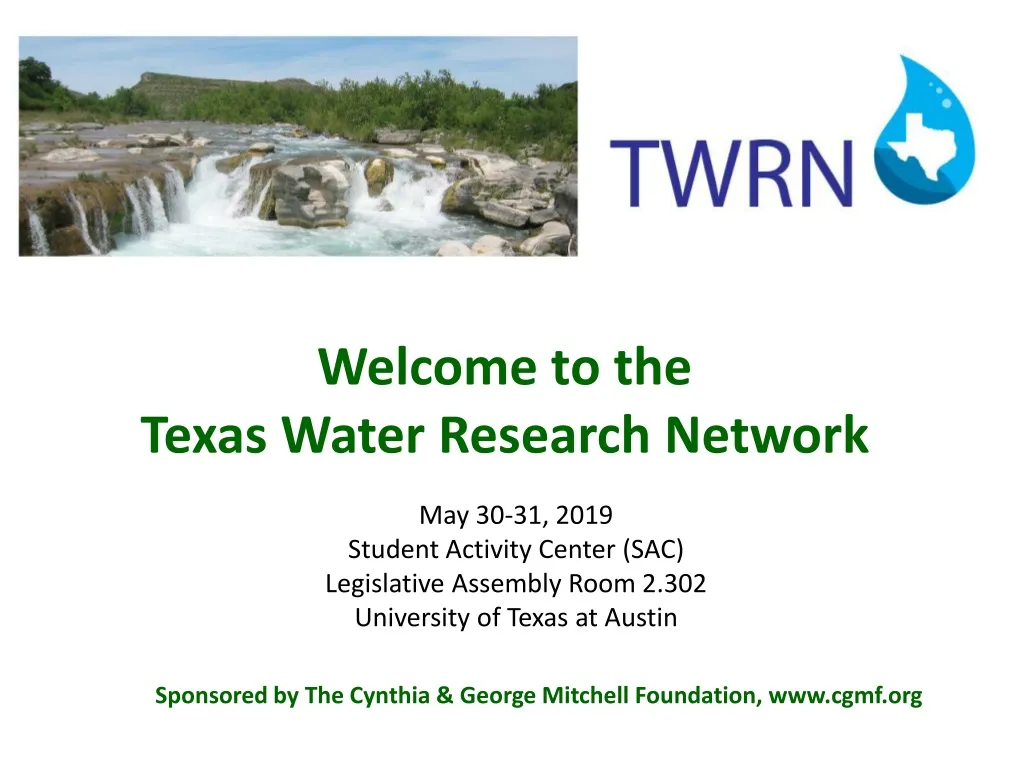 welcome to the texas water research network