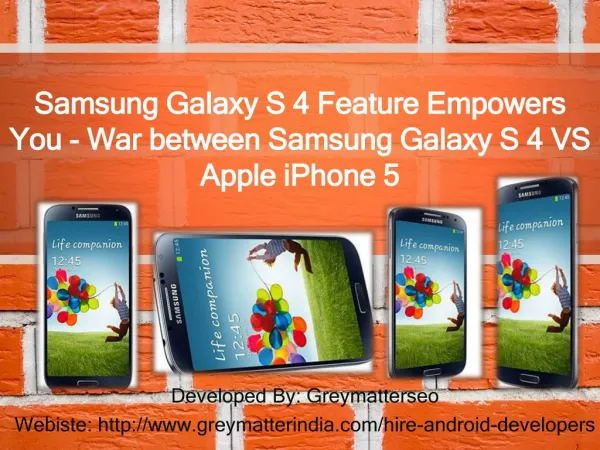 Samsung Galaxy S 4 Feature Empowers You