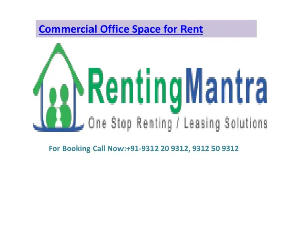 Commercial Office Space for Rent @ 9312 20 9312