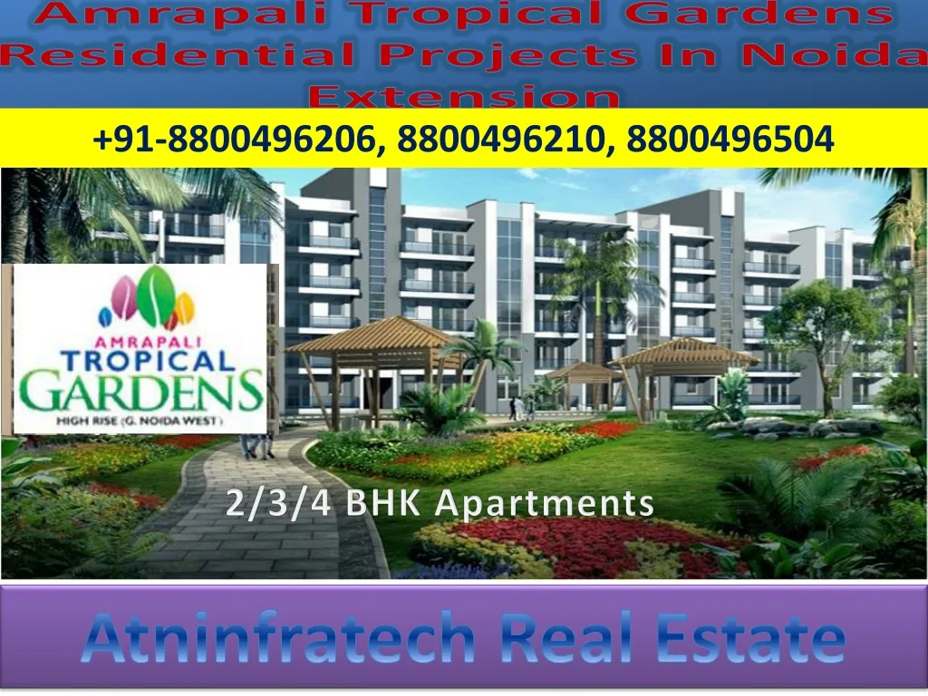 amrapali tropical gardens residential projects