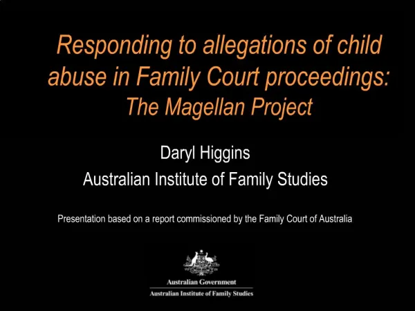 Responding to allegations of child abuse in Family Court ...
