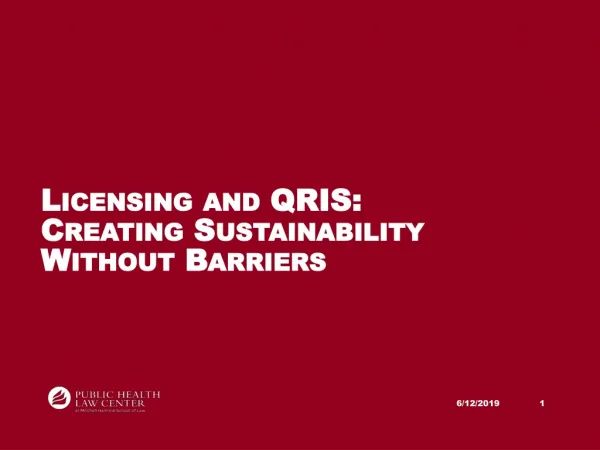 Licensing and QRIS: Creating Sustainability Without Barriers