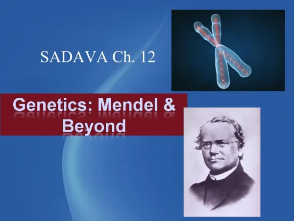 Genetics: Mendel Beyond