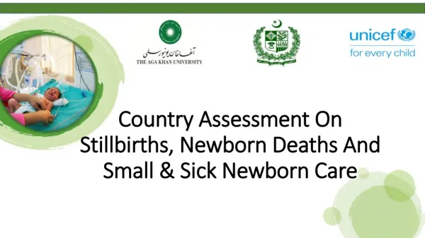 Country Assessment On Stillbirths, Newborn Deaths And Small &amp; Sick Newborn Care