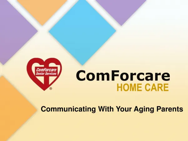 Communicating With Your Aging Parents