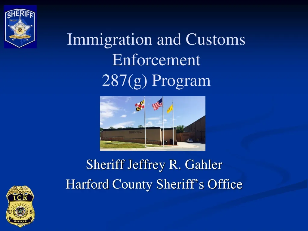 immigration and customs enforcement 287 g program