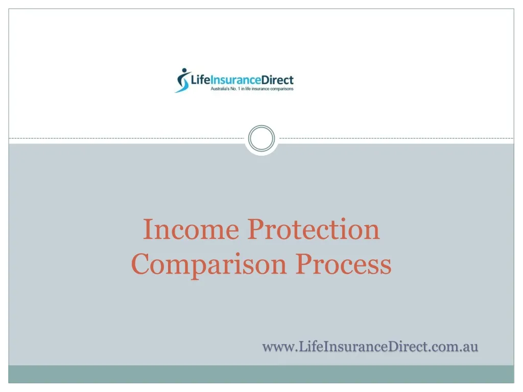income protection comparison process