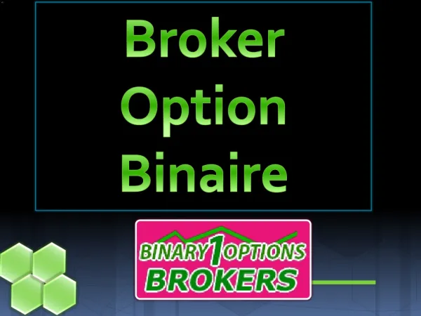 Broker Option Binaire