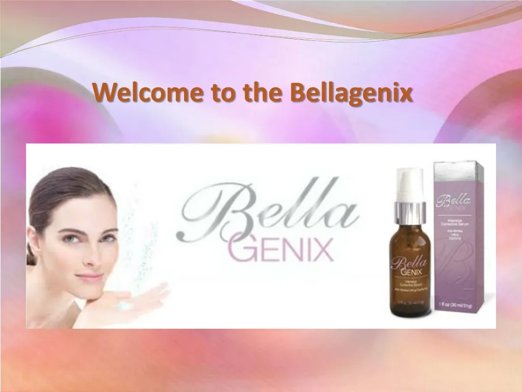 welcome to the bellagenix