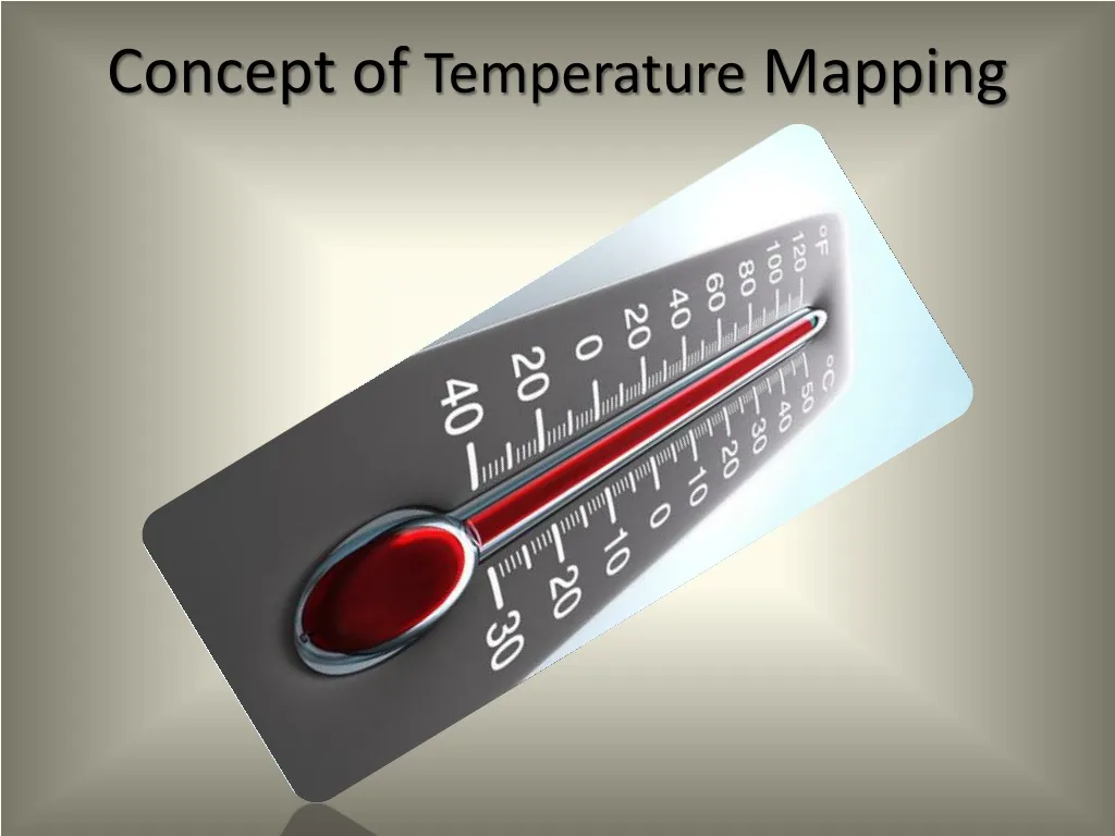 concept of temperature mapping
