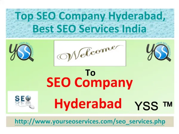 SEO Company Hyderabad, India
