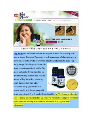 Tag Away - Skin Tag Removal Made Easy - slide 1
