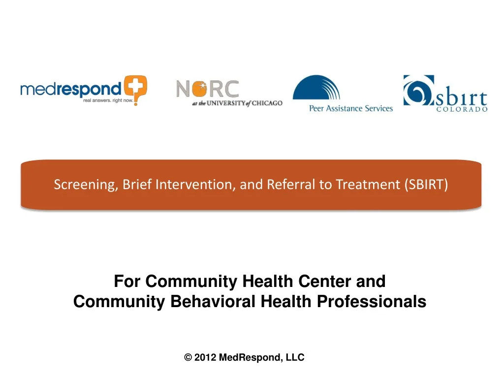 screening brief intervention and referral