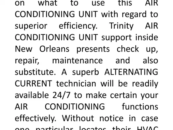 AC Repair New Orleans