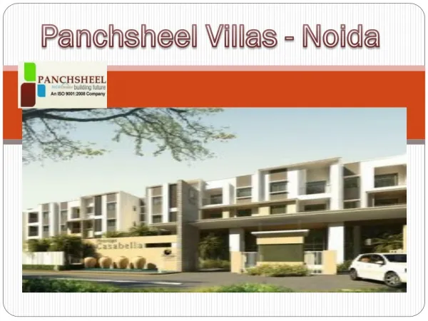 Panchsheel Villas - Upcoming Project in Noida Extension