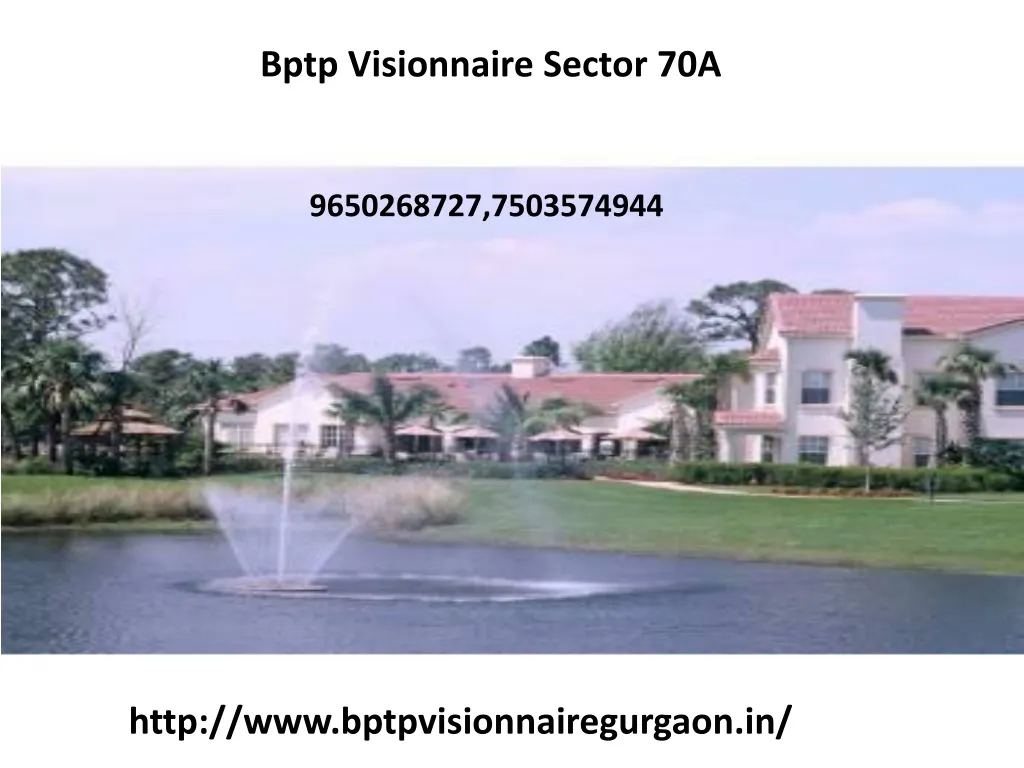 bptp visionnaire sector 70a