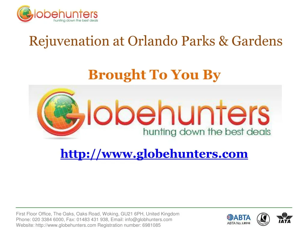 rejuvenation at orlando parks gardens