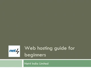 Web hosting guide for beginners - slide 1