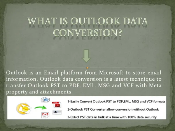 Outlook PST Extractor Recognize to Convert PST to PDF, EML..