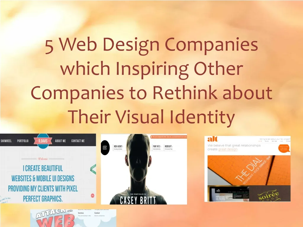 5 web design companies which inspiring other