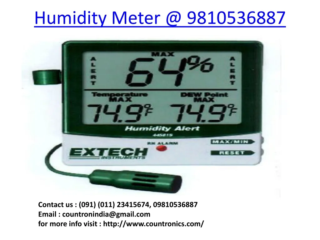 humidity meter @ 9810536887