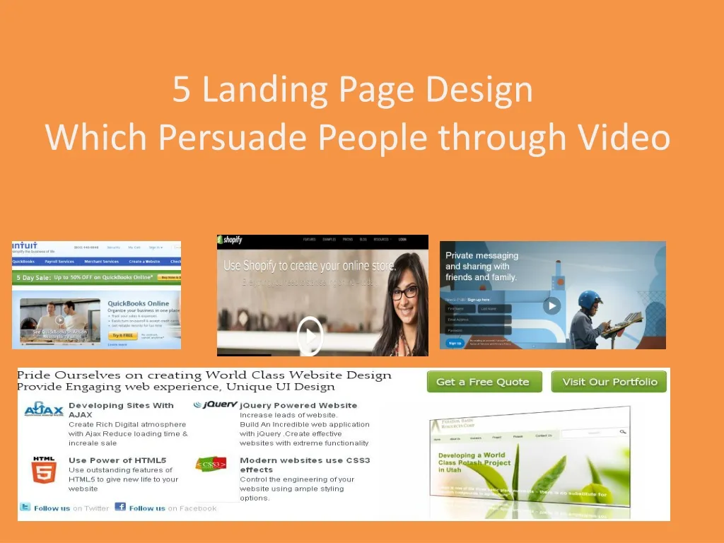 5 landing page design which persuade people