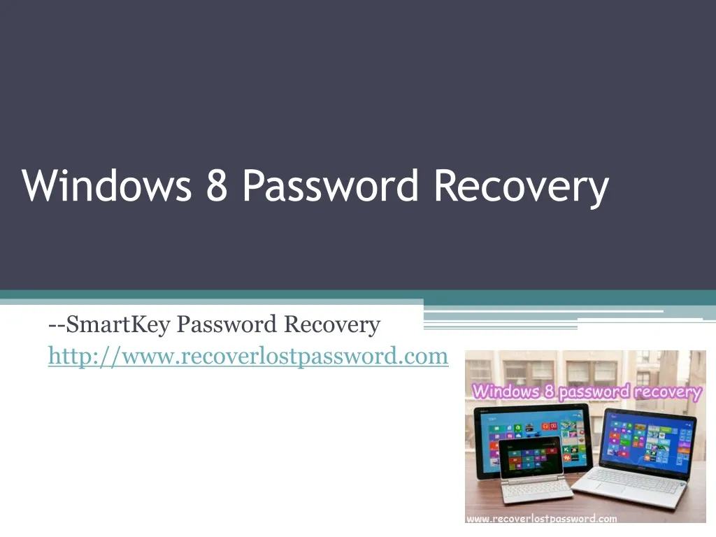 windows 8 password recovery