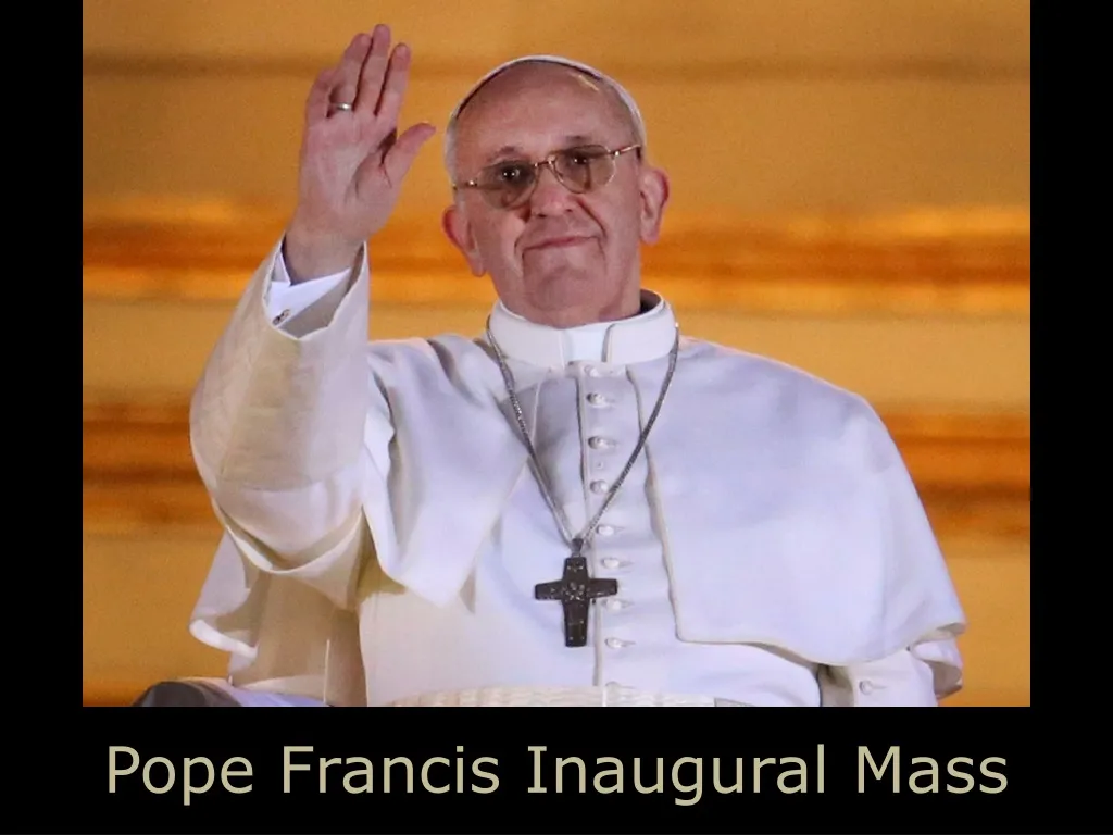 pope francis inaugural mass
