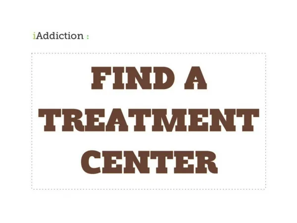 Finding an Addiction Treatment Center