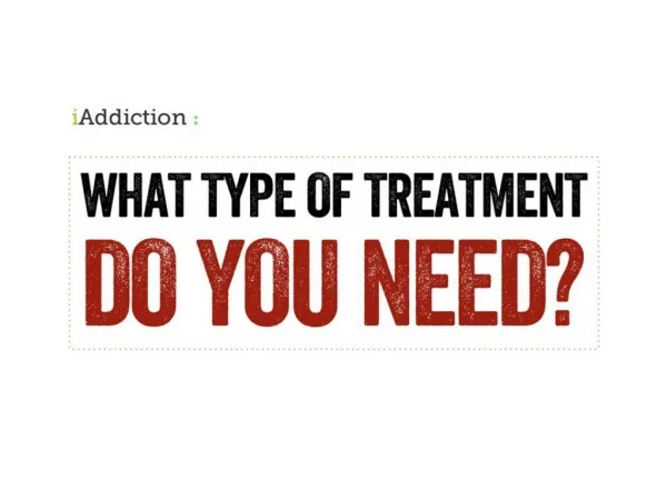 What Type of Addiction Treatment Do You Need?
