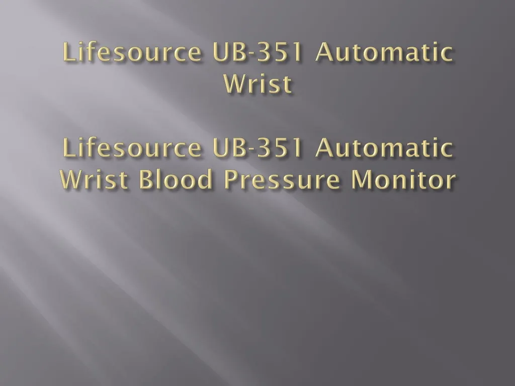 lifesource ub 351 automatic wrist lifesource ub 351 automatic wrist blood pressure monitor