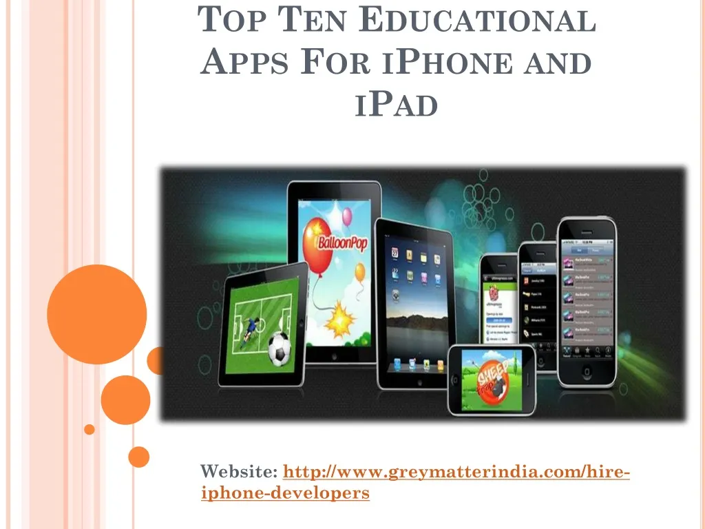top ten educational apps for iphone and ipad