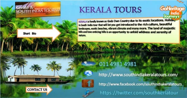 South India Kerala Tours