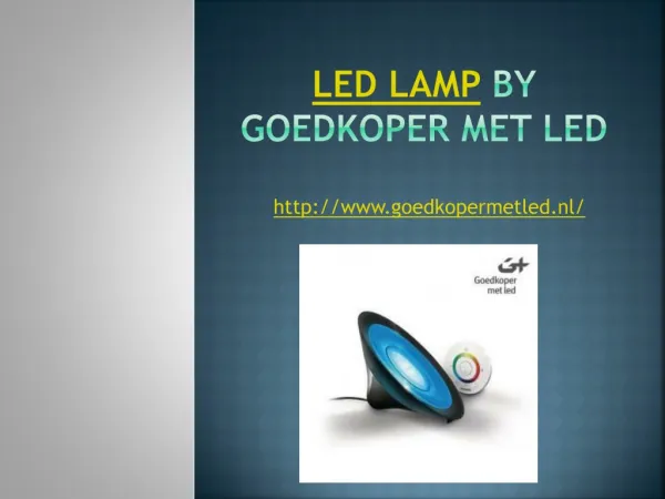 Led Lamp by Goedkoper Met Led