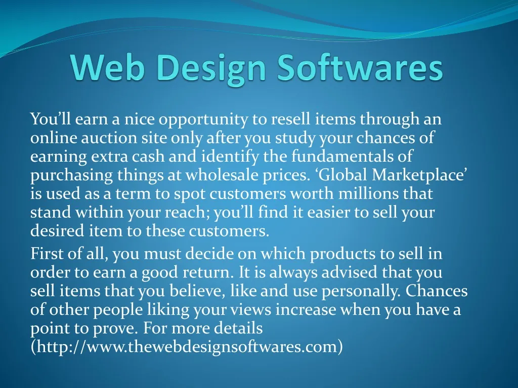 web design softwares