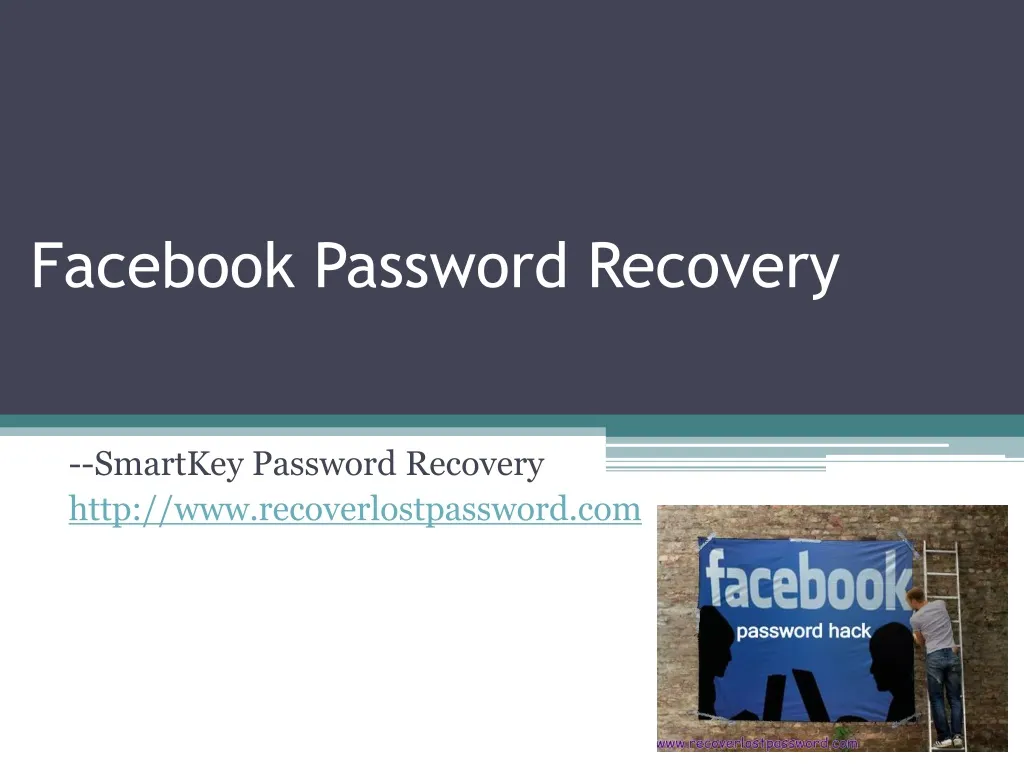facebook password recovery