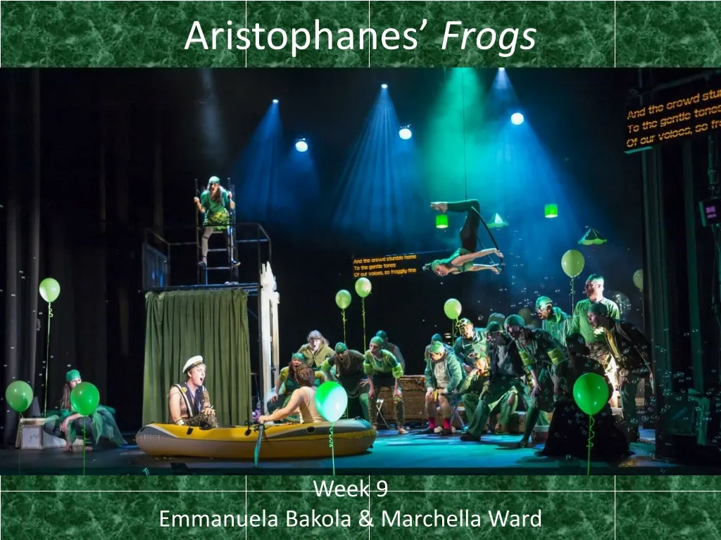 aristophanes frogs