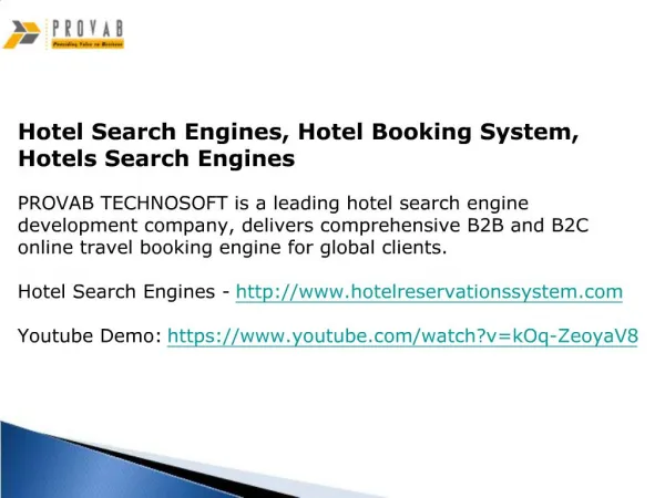 Hotel Search Engines, Hotel Booking System, Hotels Search En