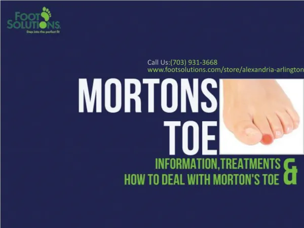 How To Deal With Morton Toes